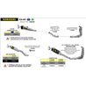 KAWASAKI ZX-6R 2009 - 2016 SISTEMA COMPLETO COMPETITION CON SILENCIOSO EN CARBONO