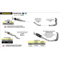 KAWASAKI ZX-6R 636 2013 - 2016 SISTEMA COMPLETO COMPETITION