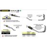 KAWASAKI ZX-6R 636 2013 - 2016 SISTEMA COMPLETO COMPETITION CON SILENCIOSO EN CARBONO