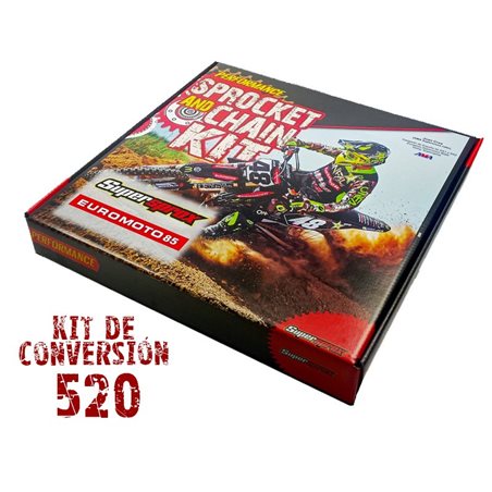 TRIUMPH SCRAMBLER 865 (2006-2017) CONVERSIÓN 520 KIT DE TRANSMISIÓN X-RING ORO SUPREMA