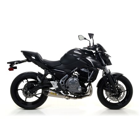 KAWASAKI Z 650 2017 - 2019 SILENCIOSO RACE-TECH ALUMINIUM DARK" "