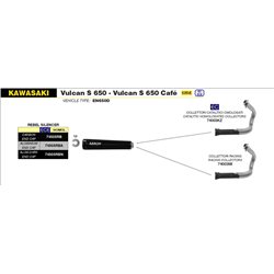 KAWASAKI VULCAN S 650 2017 - 2020 KIT COLECTORES CATALÍTICO HOMOLOGADO PARA SILENCIOSO REBEL