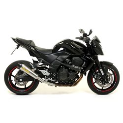 KAWASAKI Z 750 2007 - 2014 SILENCIOSO RACE-TECH DE ALUMINIO DARK" FONDO EN CARBONO"