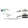 KAWASAKI Z 800 2013 - 2016 SILENCIOSO RACE-TECH DE ALUMINIO FONDO EN CARBONO
