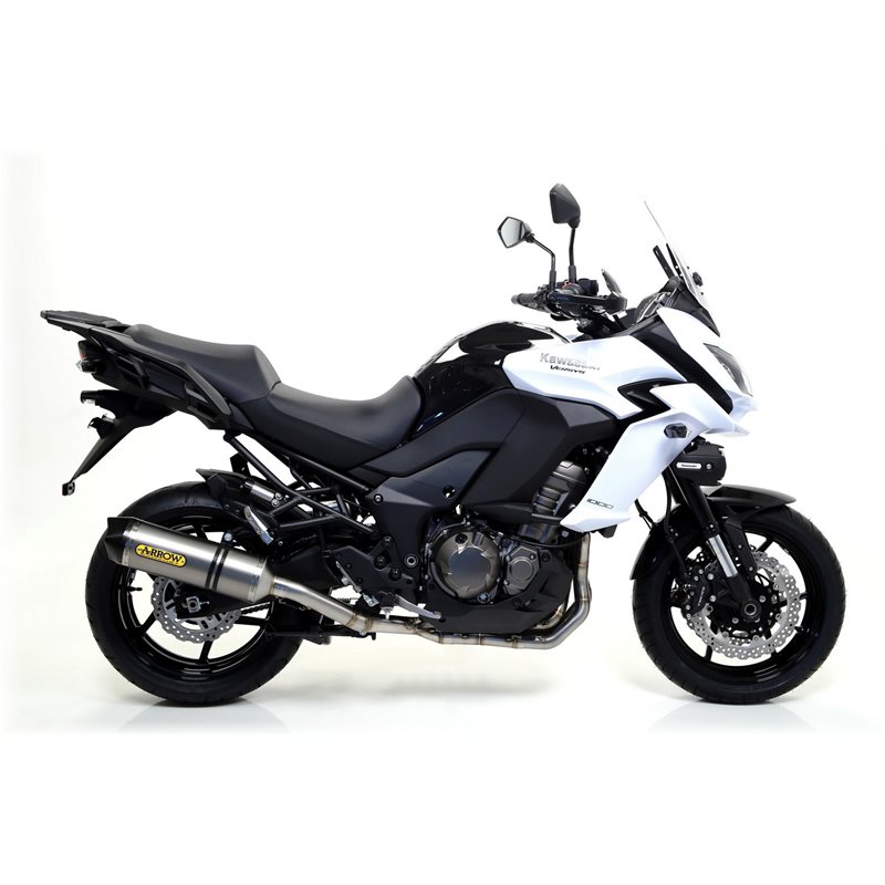 KAWASAKI VERSYS 1000 2015 - 2016 SILENCIOSO RACE-TECH DE ALUMINIO FONDO EN CARBONO