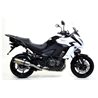 KAWASAKI VERSYS 1000 2015 - 2016 SILENCIOSO RACE-TECH DE ALUMINIO FONDO EN CARBONO