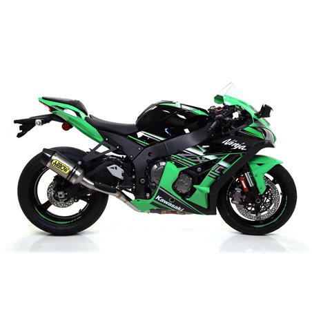 KAWASAKI ZX-10R 2016 - 2019 SISTEMA INTERMEDIO RACING - SILENCIOSO PRO-RACE DE TITANIO + CONECTOR DE TITANIO Ø65MM.