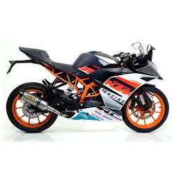 KTM RC 390 2015 - 2016 SILENCIOSO THUNDER DE ALUMINIO FONDO EN CARBONO