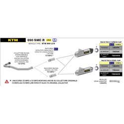 KTM 690 SMC R 2019 - 2020 CONECTOR CATALÍTICO HOMOLOGADO