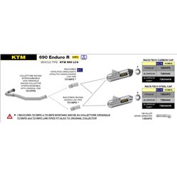 KTM 690 ENDURO R 2021 -  CONECTOR CATALÍTICO HOMOLOGADO