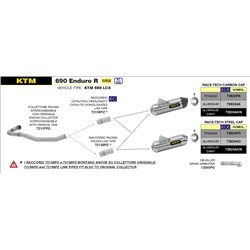 KTM 690 ENDURO R 2019 - 2020 DB-KILLLER SPARK ARRESTER PARA SILENCIOSOS RACE-TECH