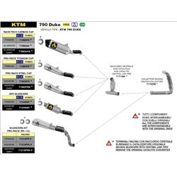 KTM 790 DUKE 2018 - 2020 CONECTOR CENTRAL