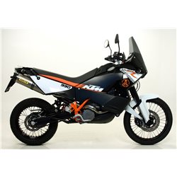 KTM 990 ADVENTURE 2006 - 2014 SILENCIOSO RACE-TECH DE TITANIO (DCHO+IZDO) FONDO EN CARBONO