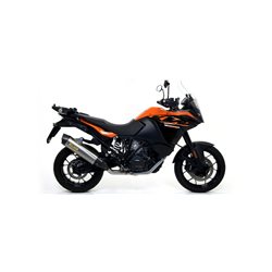KTM 1090 ADVENTURE 2017 - 2019 SILENCIOSO MAXI RACE-TECH DE TITANIO FONDO EN CARBONO