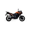 KTM 1090 ADVENTURE 2017 - 2019 SILENCIOSO MAXI RACE-TECH DE TITANIO FONDO EN CARBONO