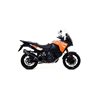 KTM 1290 SUPER ADVENTURE 2017 - 2020 SILENCIOSO MAXI RACE-TECH DE ALUMINIO FONDO EN CARBONO