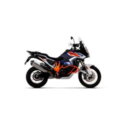 KTM 1290 SUPERADVENTURE S / R 2021 - 2022 SILENCIOSO SONORA DE TITANIO FONDO EN CARBONO