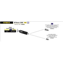 KYMCO X-TOWN 300 2017 - 2020 CONECTOR CATALÍTICO HOMOLOGADO PARA ESCAPE URBAN