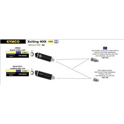 KYMCO XCITING 400I 2017 - 2018 CONECTOR RACING PARA COLECTORES ORIGINALES