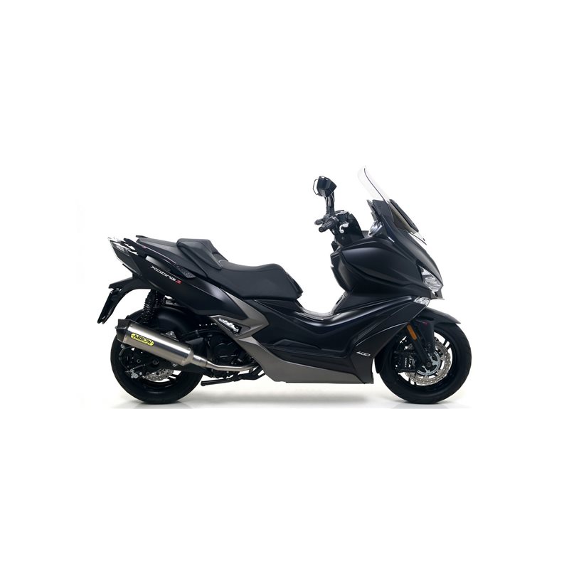 KYMCO XCITING 400I S 2019 - 2020 SILENCIOSO RACE-TECH DE ALUMINIO FONDO EN CARBONO