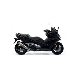KYMCO AK 550 2017 - 2020 SILENCIOSO RACE-TECH DE ALUMINIO DARK" FONDO EN CARBONO"