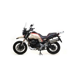 MOTO GUZZI V 85 TT 2019 - 2020 SILENCIOSO INDY RACE DE ALUMINIO FONDO EN CARBONO