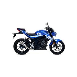 SUZUKI GSX-S 125 2017 - 2020 SILENCIOSO STREET THUNDER DE ALUMINIO FONDO EN CARBONO