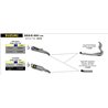SUZUKI GSX-R 600 I.E. 2006 - 2007 SILENCIOSO STREET THUNDER ALUMINIUM DARK""