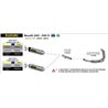 SUZUKI GSF 650 BANDIT 2007 - 2013 SILENCIOSO RACE-TECH DE ALUMINIO FONDO EN CARBONO