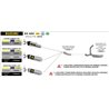 SUZUKI SV 650 2021 - 2022 CONECTOR PARA SILENCIOSOS ARROW