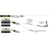 SUZUKI GSX-R 750 I.E. 2008 - 2010 SILENCIOSO THUNDER APPROVED DE ALUMINIO