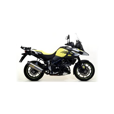 SUZUKI V-STROM 1000 2017 - 2020 SILENCIOSO MAXI RACE-TECH DE TITANIO FONDO EN CARBONO