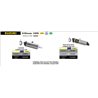 SUZUKI V-STROM 1000 2017 - 2020 SILENCIOSO MAXI RACE-TECH DE ALUMINIO FONDO EN CARBONO
