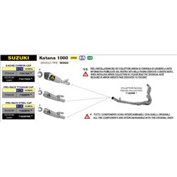 SUZUKI KATANA 1000 2019 - 2020 SILENCIOSO PRO-RACE NICHROM DARK""