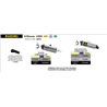 SUZUKI V-STROM 1050 2020 - 2022 SILENCIOSO MAXI RACE-TECH DE ALUMINIO FONDO EN CARBONO