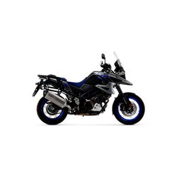 SUZUKI V-STROM 1050 2020 - 2022 SILENCIOSO MAXI RACE-TECH DE ALUMINIO DARK" FONDO EN CARBONO"