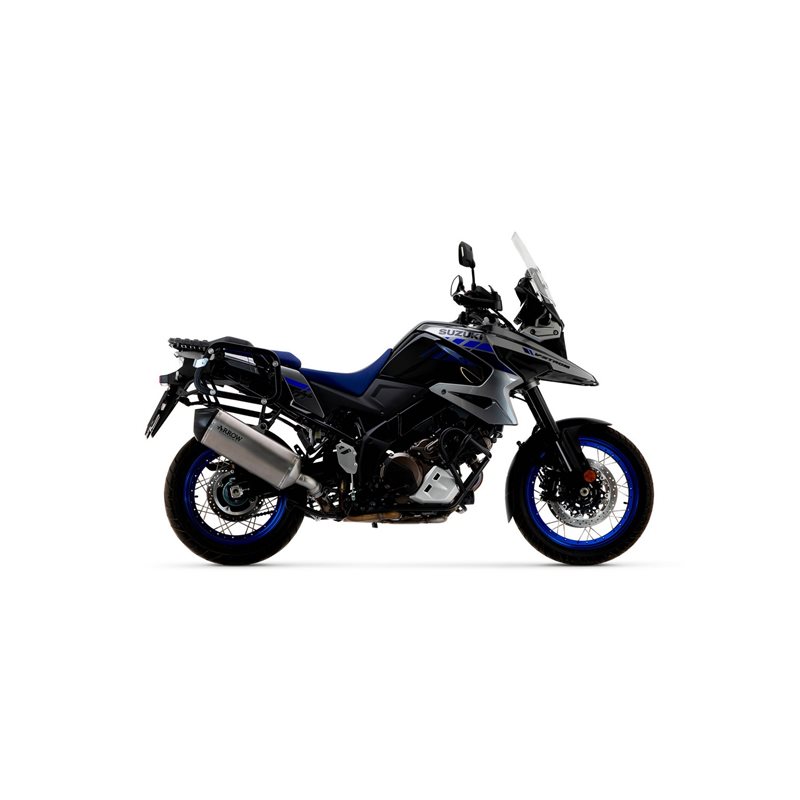 SUZUKI V-STROM 1050 2020 - 2022 SILENCIOSO MAXI RACE-TECH DE ALUMINIO DARK" FONDO EN CARBONO"