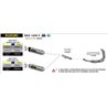 SUZUKI GSX 1250 F 2010 - 2016 SILENCIOSO RACE-TECH DE TITANIO FONDO EN CARBONO