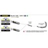SUZUKI GSF 1250 BANDIT 2007 - 2016 SILENCIOSO RACE-TECH DE ALUMINIO FONDO EN CARBONO