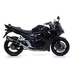 SUZUKI GSX 1250 F 2010 - 2016 SILENCIOSO RACE-TECH DE ALUMINIO DARK" FONDO EN CARBONO"