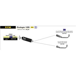SYM CRUISYM 125I 2018 - 2020 COLECTOR RACING PARA ESCAPE URBAN