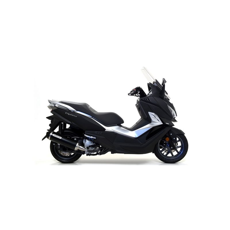 SYM CRUISYM 300 2017 - 2020 SILENCIOSO URBAN  DE ALUMINIO DARK" FONDO "DARK""