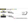 TRIUMPH THRUXTON 1200 RS 2020 - 2022 SILENCIOSOS PRO-RACING NICHROM (DCHO+IZDO)