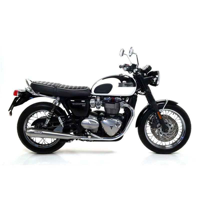 TRIUMPH BONNEVILLE T120 2016 - 2019 SILENCIOSOS PRO-RACING NICHROM (DCHO+IZDO)