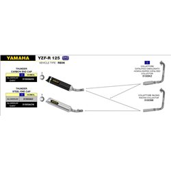 YAMAHA YZF-R 125 2008 - 2013 COLECTOR RACING
