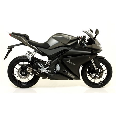 YAMAHA YZF-R 125 2014 - 2016 SILENCIOSO STREET THUNDER ALUMINIUM DARK""
