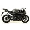 YAMAHA YZF-R 125 2014 - 2016 SILENCIOSO STREET THUNDER ALUMINIUM DARK""