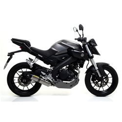 YAMAHA MT 125 2014 - 2019 SILENCIOSO THUNDER DE ALUMINIO FONDO EN CARBONO