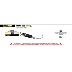 YAMAHA XMAX 125 2021 - 2022 SISTEMA COMPLETO URBAN  DE ALUMINIO DARK" FONDO "DARK""