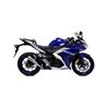 YAMAHA YZF R3 2018 -            SILENCIOSO STREET THUNDER DE TITANIO FONDO EN CARBONO